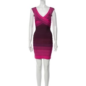 Herve Leger Nannette Dkamthstco Dress